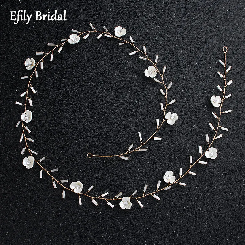Efily Handmade Flower Headband Wedding Hair Accessories Bridal Headwear Women Jewelry Party Crystal Hair Vine Bridesmaid Gift
Efily Handmade Flower Headband Wedding Hair Accessories Bridal Headwear Women Jewelry Party Crystal Hair Vine Bridesmaid Gift