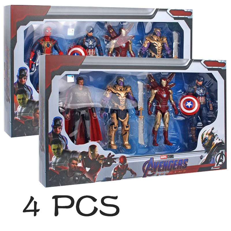 Ordinary version of 7-inch doll 4 sets gift box packaging joint movable toy model Marvel
Ordinary version of 7-inch doll 4 sets gift box packaging joint movable toy model Marvel