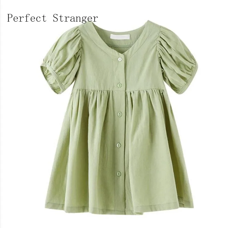 2021 Summer New Arrival Korean Kids Clothes V Collar Short Sleeve Solid Color Baby Old Cotton Dress 2-7 Years Old
2021 Summer New Arrival Korean Kids Clothes V Collar Short Sleeve Solid Color Baby Old Cotton Dress 2-7 Years Old