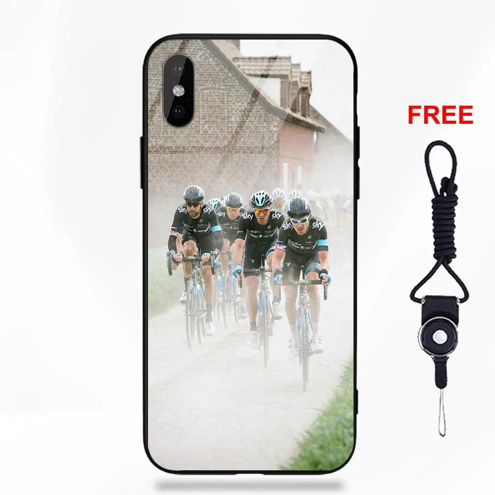 Omdnwd велосипедная Рама гонки команда SKY велосипедной команды для Apple IPhone X XS Max XR 5 5C