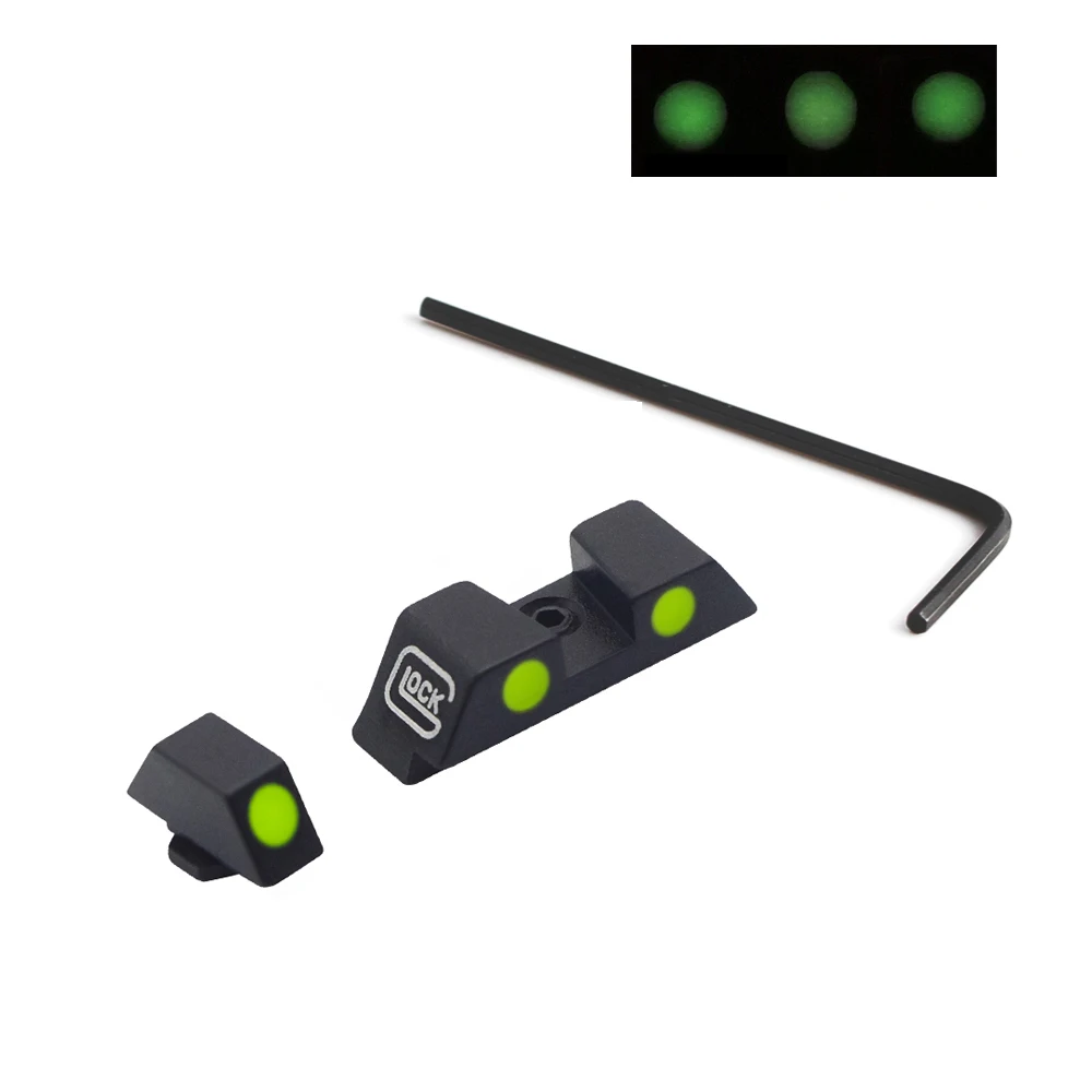 Bugleman Green Front Rear Night Sight for Glock 17, 19, 22, 23, 24, 26, 27, 33, 34, 35 In Day and Night Use Tactical Accessories
Bugleman Green Front Rear Night Sight for Glock 17, 19, 22, 23, 24, 26, 27, 33, 34, 35 In Day and Night Use Tactical Accessories
