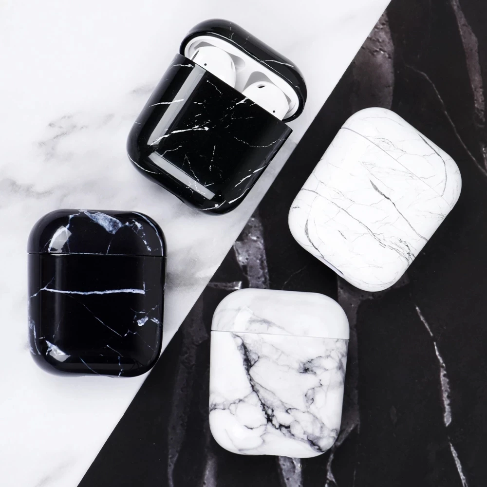 Чехол для наушников Apple AirPods Pro Air накладки 2-1 шт. чехол модный Мраморный Узор