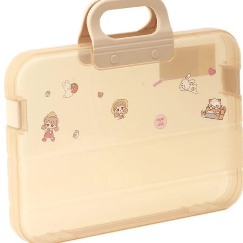 Transparent File Storage Boxes Students Large Capacity Hand-held Tutorial Bags Plastic Expanding Folders Office School Supplies
Transparent File Storage Boxes Students Large Capacity Hand-held Tutorial Bags Plastic Expanding Folders Office School Supplies