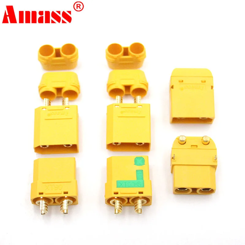 Amass XT90 XT90-S XT90PW 4.5mm Male Female Bullet Anti-Spark Connectors Plug For Lipo Battery Banana Bullet Plug RC Drone Part
Amass XT90 XT90-S XT90PW 4.5mm Male Female Bullet Anti-Spark Connectors Plug For Lipo Battery Banana Bullet Plug RC Drone Part