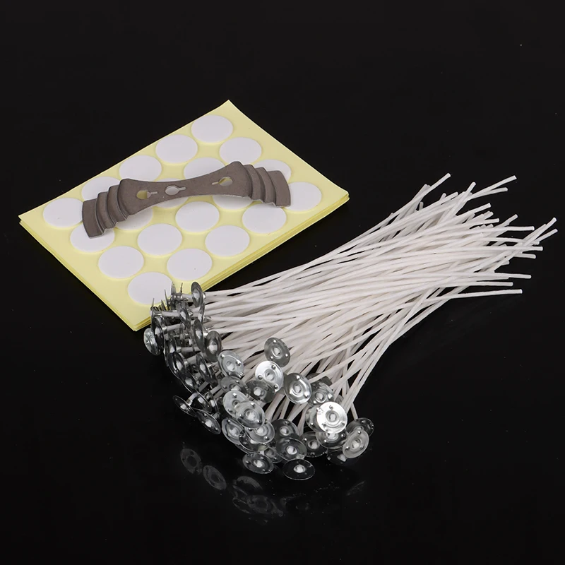 100Pcs /set 10-20cm Candle Wick With Candle Wick Stickers And Candle Wick Centering Device
100Pcs /set 10-20cm Candle Wick With Candle Wick Stickers And Candle Wick Centering Device