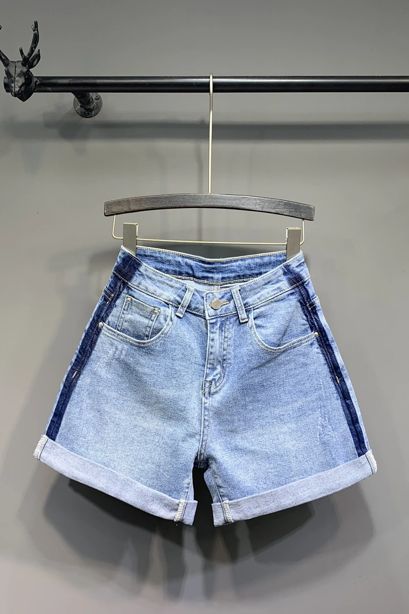 Shorts Jeans Pantalones Side Stripe Women Denim Mujer Cortos Pocket Hole DM001
Shorts Jeans Pantalones Side Stripe Women Denim Mujer Cortos Pocket Hole DM001