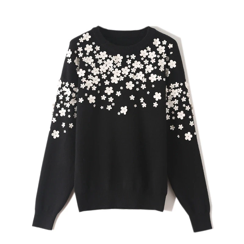 Autumn And Winter Women Clothing Fashion And Comfortable Embroidery Design Viscose Long-Sleeved Pullover Top Female Clothing
Autumn And Winter Women Clothing Fashion And Comfortable Embroidery Design Viscose Long-Sleeved Pullover Top Female Clothing