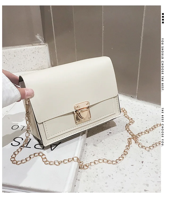 New net red simple small square bag single shoulder bag chain messenger bag hand bag female c05
New net red simple small square bag single shoulder bag chain messenger bag hand bag female c05