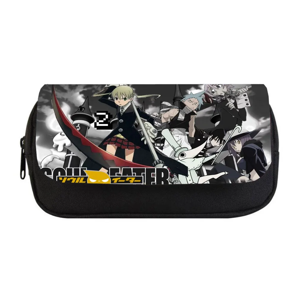 Anime Soul Eater Pencil bag Women Makeup Bag Child boys girls Pencil Case Student Double Zipper pencil Bag Handbag Purse
Anime Soul Eater Pencil bag Women Makeup Bag Child boys girls Pencil Case Student Double Zipper pencil Bag Handbag Purse