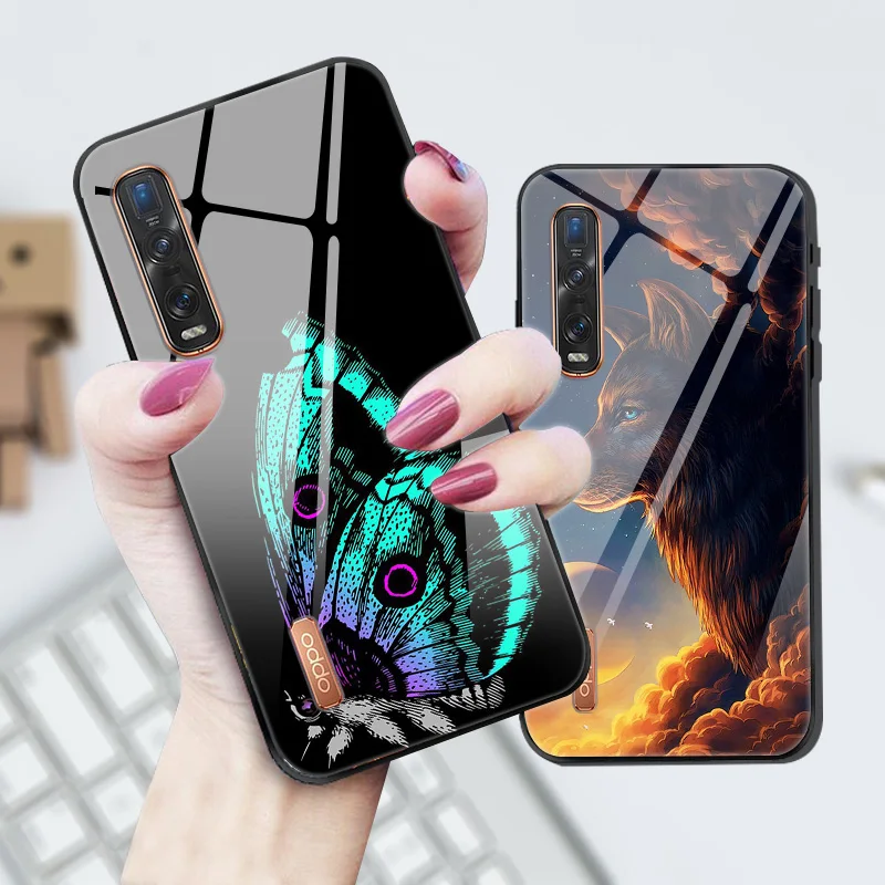 Glass Case For OPPO Find X2 Pro Hard Back Phone Cover TPU Black Silicone Bumper Series 3
Glass Case For OPPO Find X2 Pro Hard Back Phone Cover TPU Black Silicone Bumper Series 3