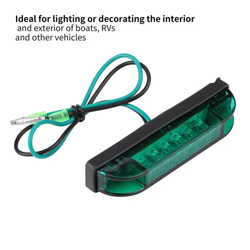 4pcs Navigation Lamps 12V 6 LED Red & Green Multifunctional Marine Deck Stern Lights Sailing Lamps for Marine Boat Pontoon RV
4pcs Navigation Lamps 12V 6 LED Red & Green Multifunctional Marine Deck Stern Lights Sailing Lamps for Marine Boat Pontoon RV
