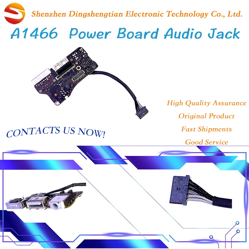 2012 2017 год оригинальный новый для Macbook Air 13 "A1466 I/O USB 820 3455 плата питания с