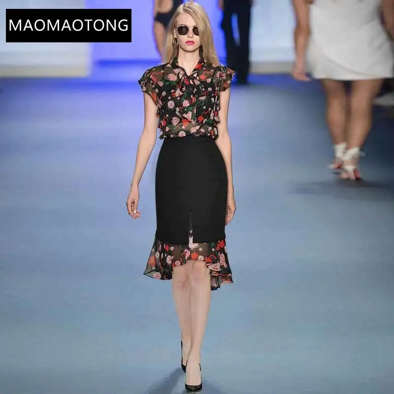 Women's ClothingFashion Designer Set Summer Women Short Sleeve Beading Floral Print Chiffon Tops+Skirt Streetwear Two-piece Suit
Women's ClothingFashion Designer Set Summer Women Short Sleeve Beading Floral Print Chiffon Tops+Skirt Streetwear Two-piece Suit