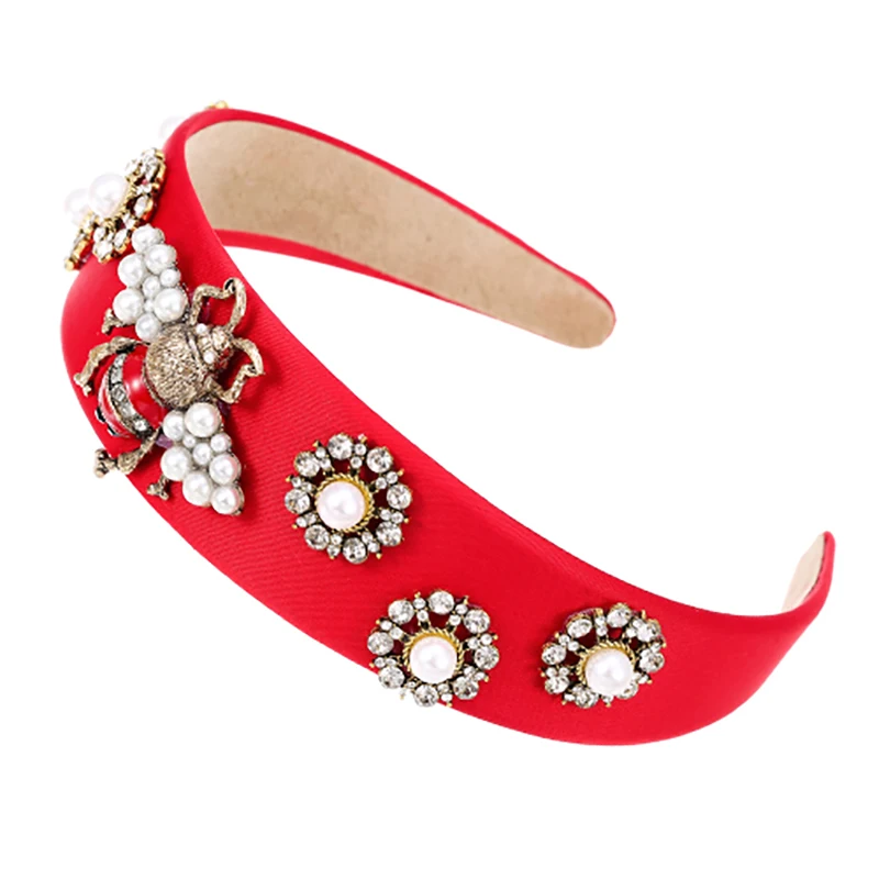 Новинка 2021, модные элегантные повязки для волос ZHINI с имитацией жемчуга для женщин, винтажная широкая повязка для волос в стиле бохо с золотой Пчелой, украшения для волос, подарок на вечеринку
Новинка 2021, модные элегантные повязки для волос ZHINI с имитацией жемчуга для женщин, винтажная широкая повязка для волос в стиле бохо с золотой Пчелой, украшения для волос, подарок на вечеринку