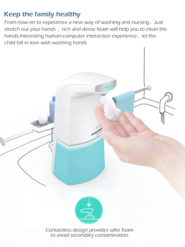 Intelligent Automatic Liquid Soap Dispenser Induction Hand Washing Instrument Intelligent Touchless Soap Dispenser
Intelligent Automatic Liquid Soap Dispenser Induction Hand Washing Instrument Intelligent Touchless Soap Dispenser