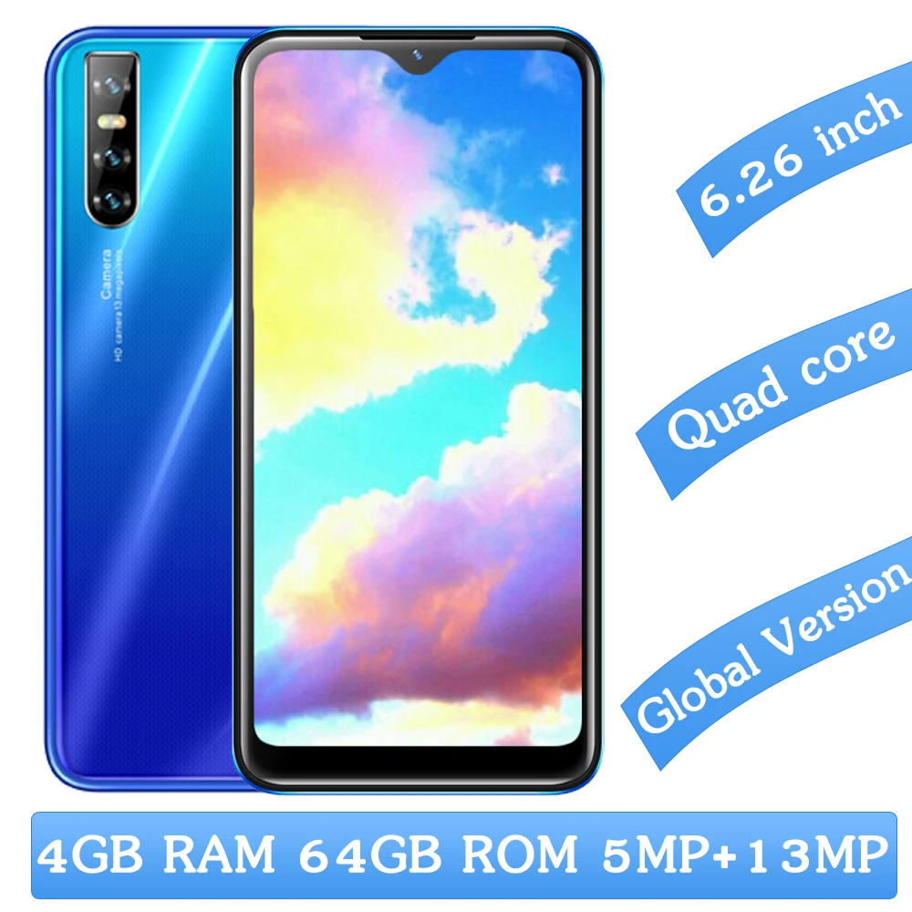 Face unlocked M2 Pro 4G RAM 64G ROM Smartphones 13MP HD Camera Quad core 6.26'' Water drop screen Android Global mobile phones
Face unlocked M2 Pro 4G RAM 64G ROM Smartphones 13MP HD Camera Quad core 6.26'' Water drop screen Android Global mobile phones