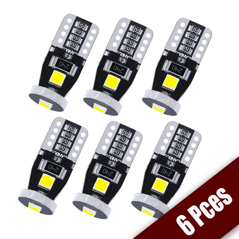 6PCS T10 Led Bulbs W5W 3030 3Chips 12V 6000K Dome Reading License Plate Light Car Interior Lights Auto Bulbs Signal Lamp
6PCS T10 Led Bulbs W5W 3030 3Chips 12V 6000K Dome Reading License Plate Light Car Interior Lights Auto Bulbs Signal Lamp