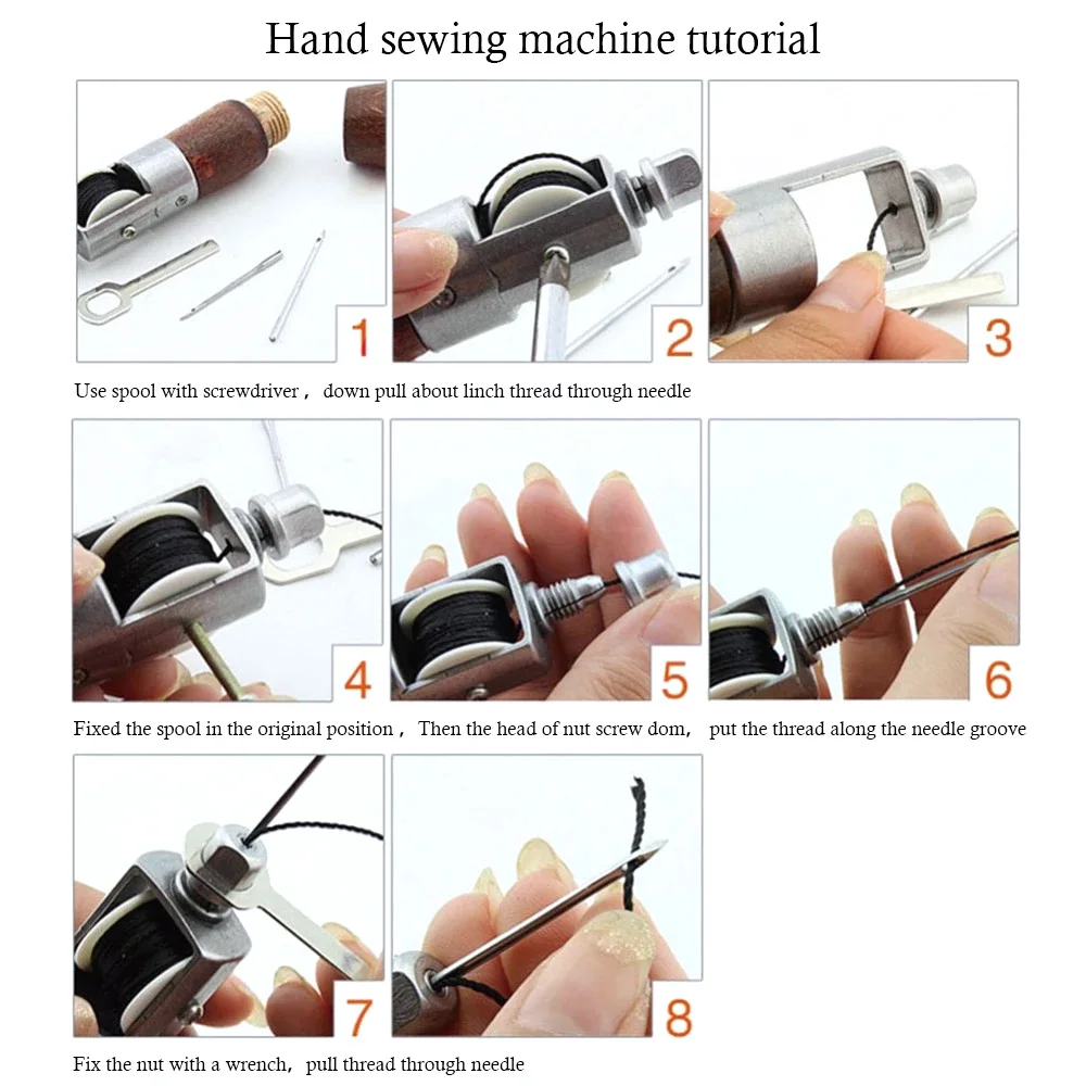 Leathercraft Lock Stitch Sewing Awl Thread Kit Needles Stitch Leather Fabric Tool
Leathercraft Lock Stitch Sewing Awl Thread Kit Needles Stitch Leather Fabric Tool