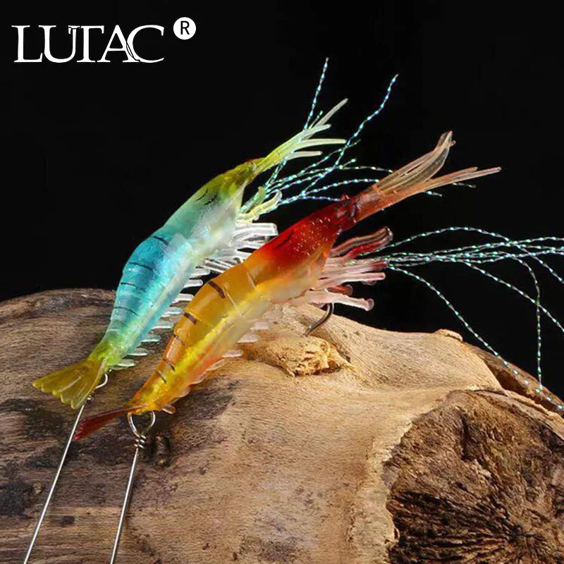 LUTAC 90mm 7g 5pcs a set Mixed Shrimp Baits Shrimp Soft Lure Silicone Artificial Bait with Hooks Swivels Lures Fishing Tackle
LUTAC 90mm 7g 5pcs a set Mixed Shrimp Baits Shrimp Soft Lure Silicone Artificial Bait with Hooks Swivels Lures Fishing Tackle