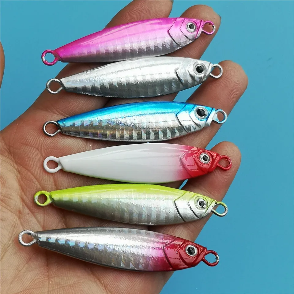 Swolfy 6Pcs Hunting Fishing Glow Jigs 7g 10g 15g 20g Shore Casting Jigging Lead Fish Sea Bass Decoys Metal Bait Artificial Lure
Swolfy 6Pcs Hunting Fishing Glow Jigs 7g 10g 15g 20g Shore Casting Jigging Lead Fish Sea Bass Decoys Metal Bait Artificial Lure
