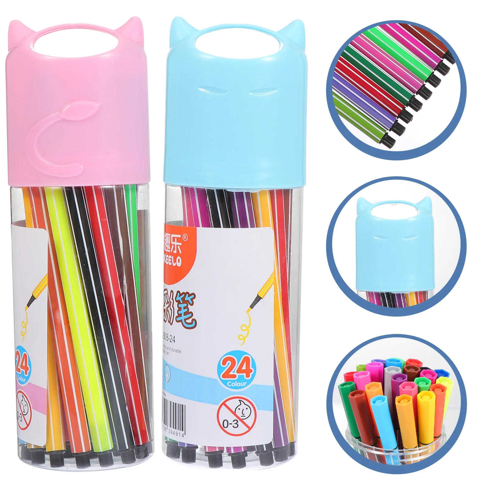 2 Sets Kids Water Color Pens Watercolor Pens Drawing Pens for Kids (Assorted Color)
2 Sets Kids Water Color Pens Watercolor Pens Drawing Pens for Kids (Assorted Color)