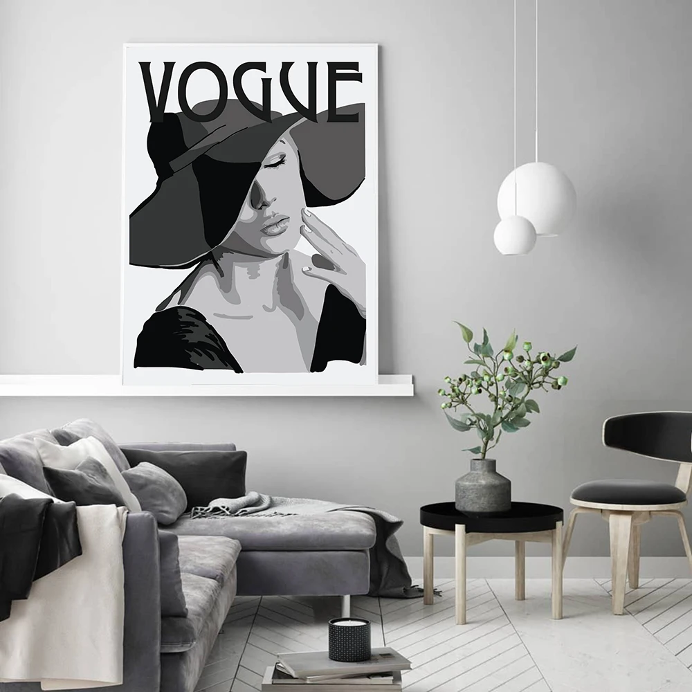 Boho Abstract Fashion Cover Woman Poster Canvas Painting Black White Art Print Modern Wall Picture For Living Home Room Decor
Boho Abstract Fashion Cover Woman Poster Canvas Painting Black White Art Print Modern Wall Picture For Living Home Room Decor