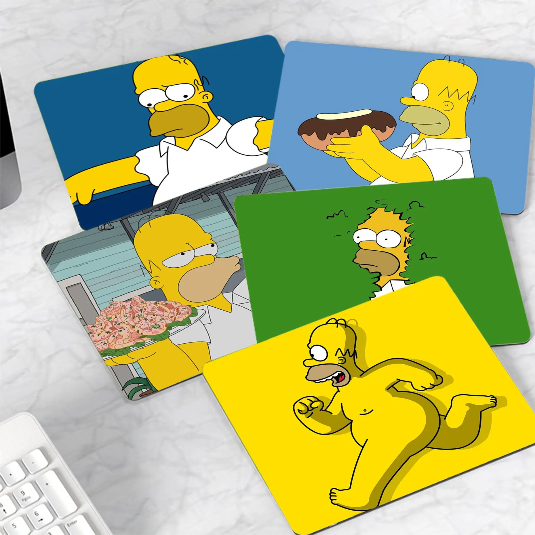 

Disney The Simpsons Homer J. Simpson Anti-Slip Durable Silicone Computermats Rubber PC Computer Gaming mouse pad