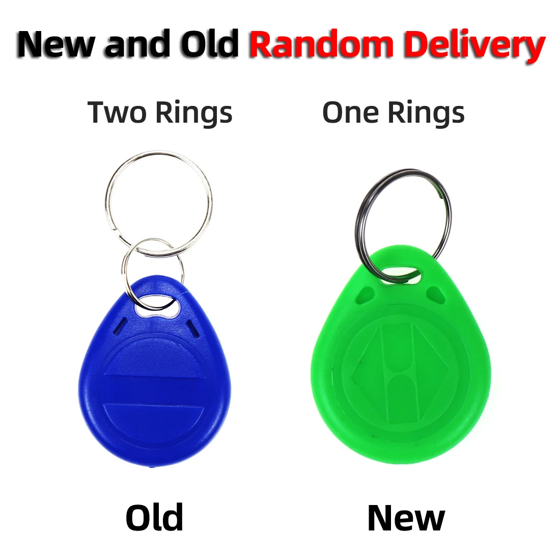 100pcs em4305 t5577 RFID 125khz Key Keyfobs Copy Rewritable Writable Rewrite Duplicate Tag Proximity ID Token Ring Blank Access - купить по