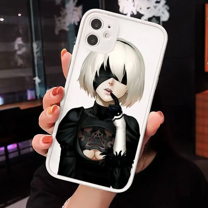 Anime Nier Automata 2b Phone Case Matte Transparent for iPhone 7 8 11 12 s mini pro X XS XR MAX Plus cover funda
Anime Nier Automata 2b Phone Case Matte Transparent for iPhone 7 8 11 12 s mini pro X XS XR MAX Plus cover funda