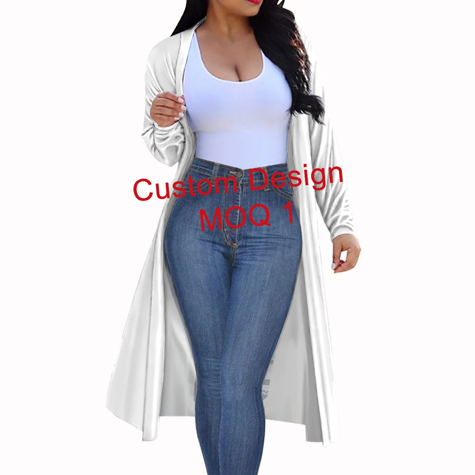 Women's Long Sleeve Capes 3D Printed Custom Logo Simple Casual Plus Size Cardigan Jacket Shirt Long Top Coat Print On Demand
Women's Long Sleeve Capes 3D Printed Custom Logo Simple Casual Plus Size Cardigan Jacket Shirt Long Top Coat Print On Demand