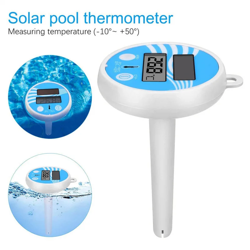 LCD Display Waterproof Digital Thermometer Wireless Swimming Pool Temperature Measurement Small Aquarium Bath Water Spa
LCD Display Waterproof Digital Thermometer Wireless Swimming Pool Temperature Measurement Small Aquarium Bath Water Spa