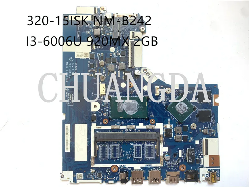 Материнская плата Akemy DG421 DG521 DG721 для ноутбука Lenovo 320 15IKB 15ISK|Материнские платы