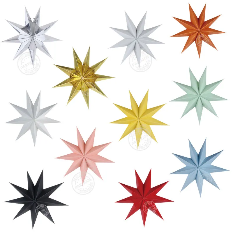 1pcs paper stars Nine-star paper decoration Nine-pointed star paper wedding decor party supplies stars decor elegant room decor
1pcs paper stars Nine-star paper decoration Nine-pointed star paper wedding decor party supplies stars decor elegant room decor