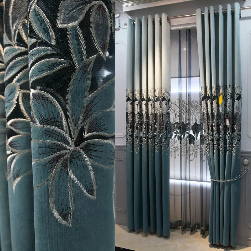 Light Luxury High-end Atmosphere Hollow Embroidered New Chinese Curtains Living Room Bedroom Floor-to-ceiling Window Screens
Light Luxury High-end Atmosphere Hollow Embroidered New Chinese Curtains Living Room Bedroom Floor-to-ceiling Window Screens