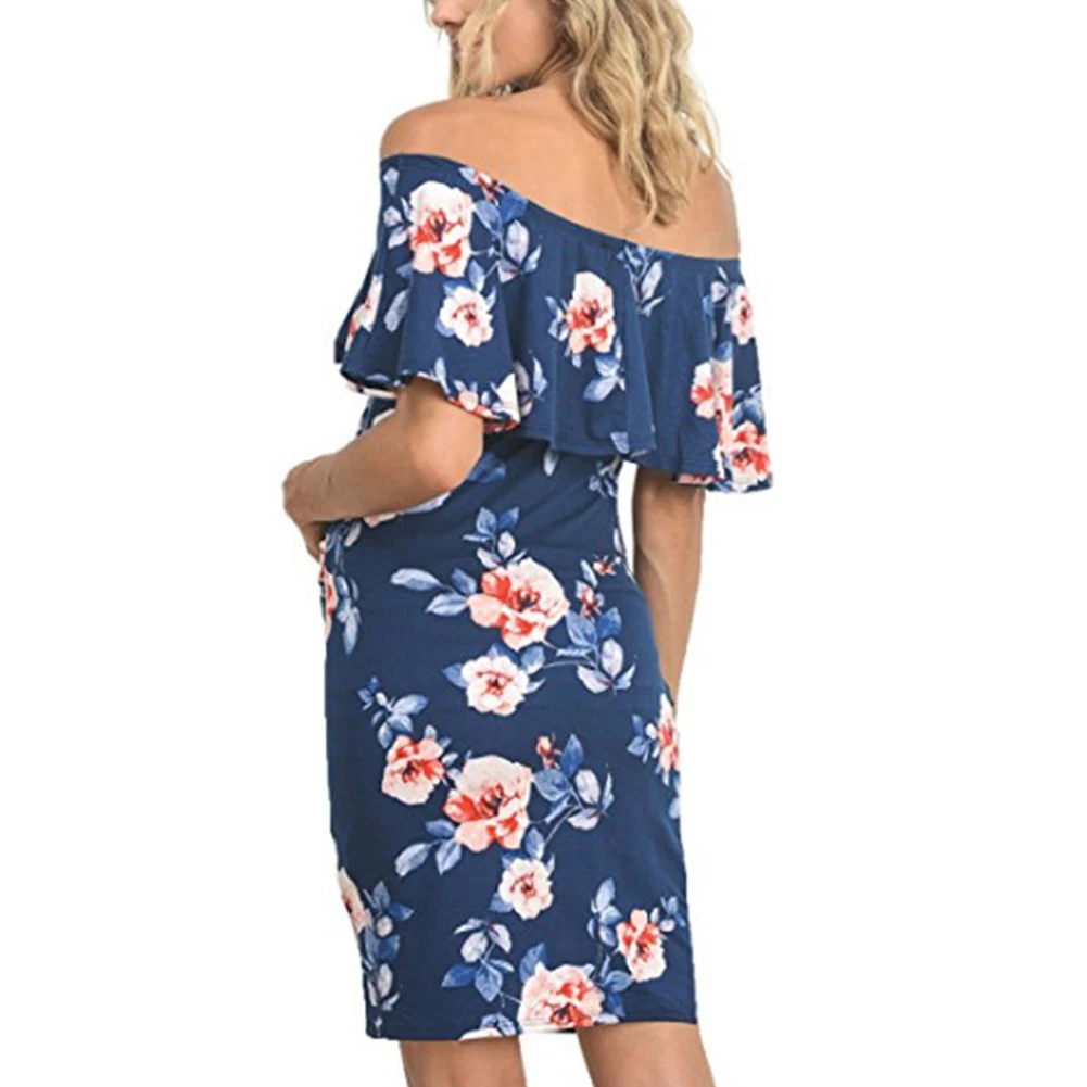 Floral Dress Ruffle Maternity Dresses Off Shoulder Pregnancy Dresses Shoulderless Women Bodycon Dress Summer Pregnant
Floral Dress Ruffle Maternity Dresses Off Shoulder Pregnancy Dresses Shoulderless Women Bodycon Dress Summer Pregnant