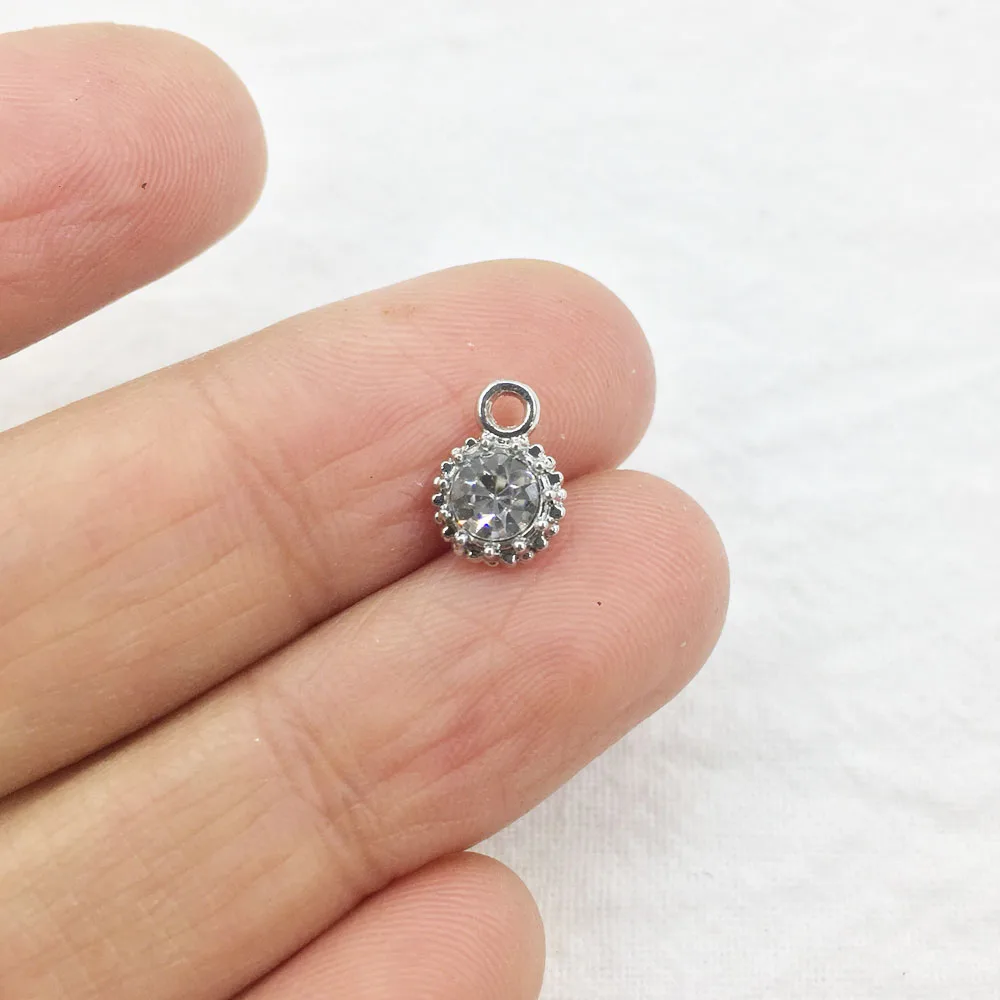 Eruifa 20pcs 6mm mini drop With Rhinestone Coin Zinc Alloy necklace,earring bracelet jewelry DIY handmade 2 colors
Eruifa 20pcs 6mm mini drop With Rhinestone Coin Zinc Alloy necklace,earring bracelet jewelry DIY handmade 2 colors