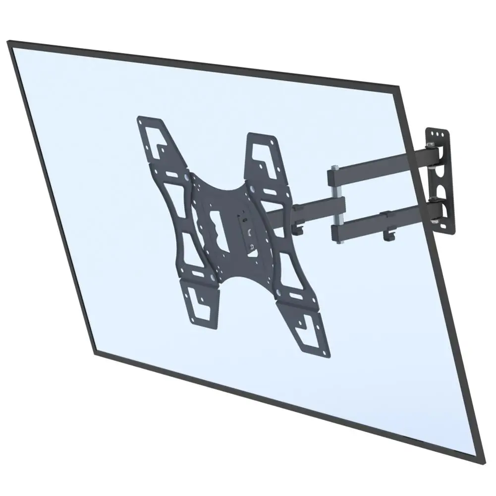 

Кронштейн для телевизора 26-55 дюймов, настенный держатель, Поворотная подставка для монитора, максимальная нагрузка 66 фунтов/30 кг, набор инст...