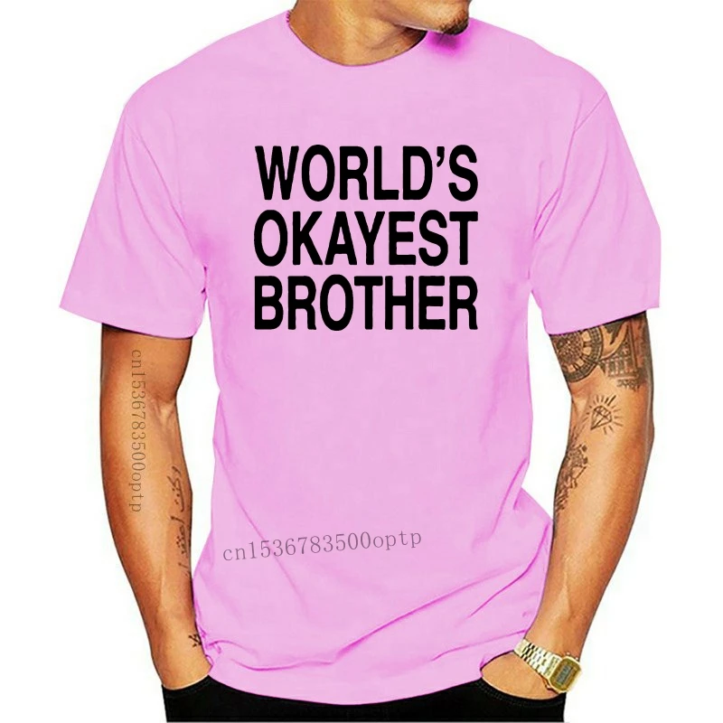 Футболка с надписью «New World Okayest Brother», забавная футболка для братьев и сестер
Футболка с надписью «New World Okayest Brother», забавная футболка для братьев и сестер