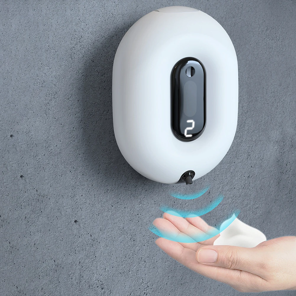 Rechargeable Automatic Foam Soap Dispenser USB Touchless Temperature Digital Display Wall Mount Liquid Sanitizer Infrared Sensor
Rechargeable Automatic Foam Soap Dispenser USB Touchless Temperature Digital Display Wall Mount Liquid Sanitizer Infrared Sensor