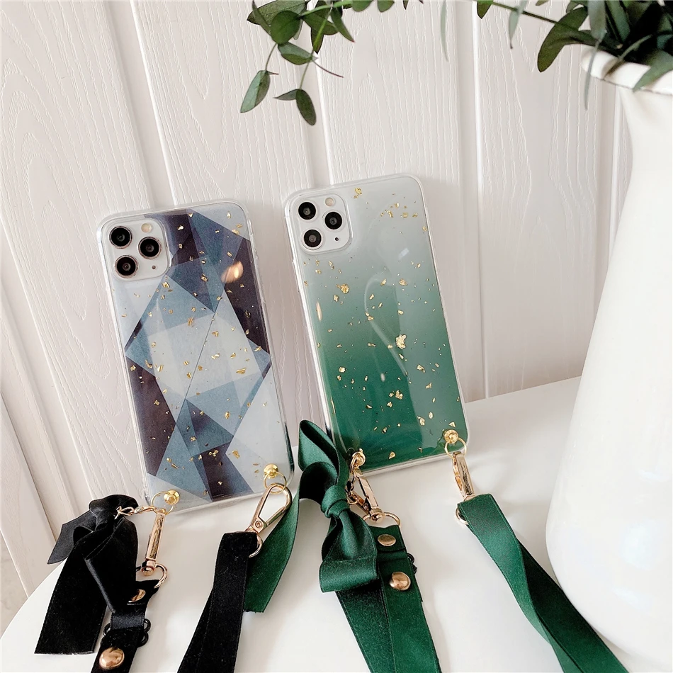 Fashion Cross Shoulder Strap Glitter Blue Marble Case For iPhone 11 Pro XS Max XR X 7 8 Plus SE 2020 Lace Necklace Lanyard Cover
Fashion Cross Shoulder Strap Glitter Blue Marble Case For iPhone 11 Pro XS Max XR X 7 8 Plus SE 2020 Lace Necklace Lanyard Cover