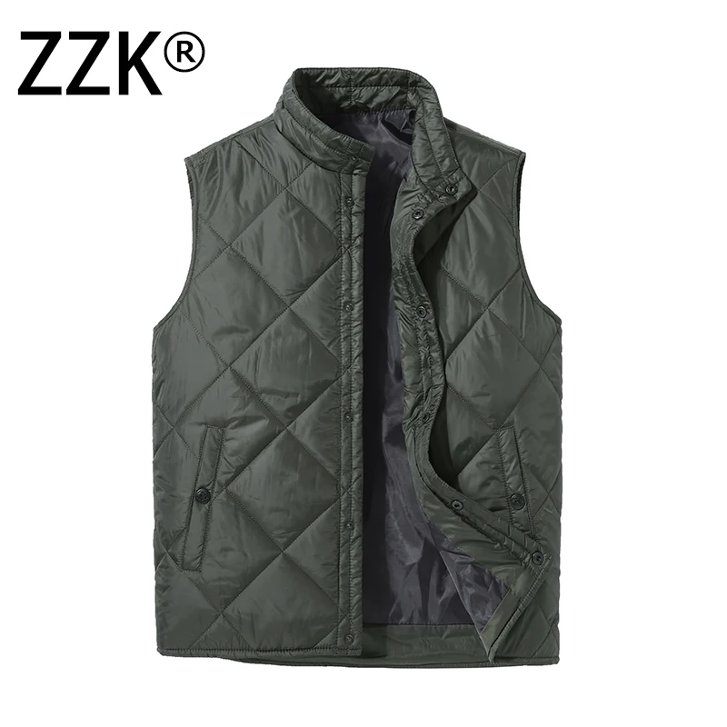 ZZK Mens Vest Jacket New Mens Jacket Sleeveless Vest Stand Slim Jacket Mens Windproof Waterproof Coat Brand Clothing
ZZK Mens Vest Jacket New Mens Jacket Sleeveless Vest Stand Slim Jacket Mens Windproof Waterproof Coat Brand Clothing