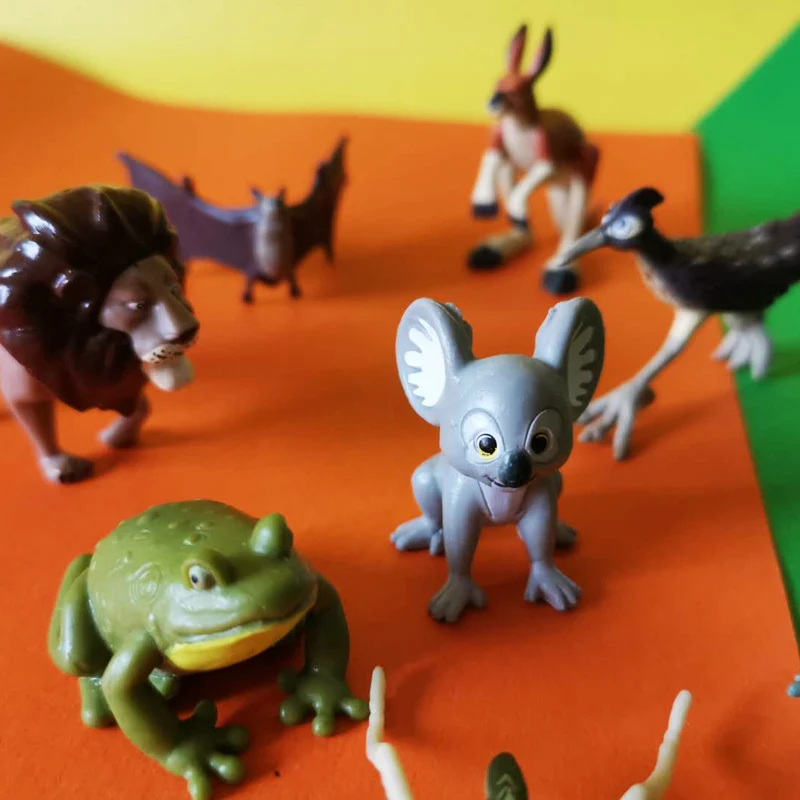 Лев коала кенгуру летучая мышь miniatures/Сказочный Садовый Гном/Террариум с мхом
