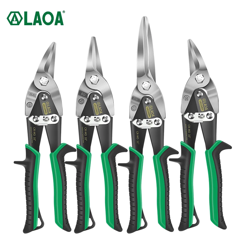 

LAOA Metal Sheet Cutting Scissor Pvc Pipe Cutter Professional Industrial Shears Iron Scissors Multi-purpose Scissors Tin Snips