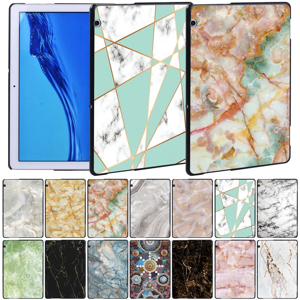 Tablet Case for Huawei MediaPad T5 10 10.1/T3 8.0/T3 10 9.6 Inch Anti-Fall Marble Series Slim Cover Case + Free Stylus
Tablet Case for Huawei MediaPad T5 10 10.1/T3 8.0/T3 10 9.6 Inch Anti-Fall Marble Series Slim Cover Case + Free Stylus