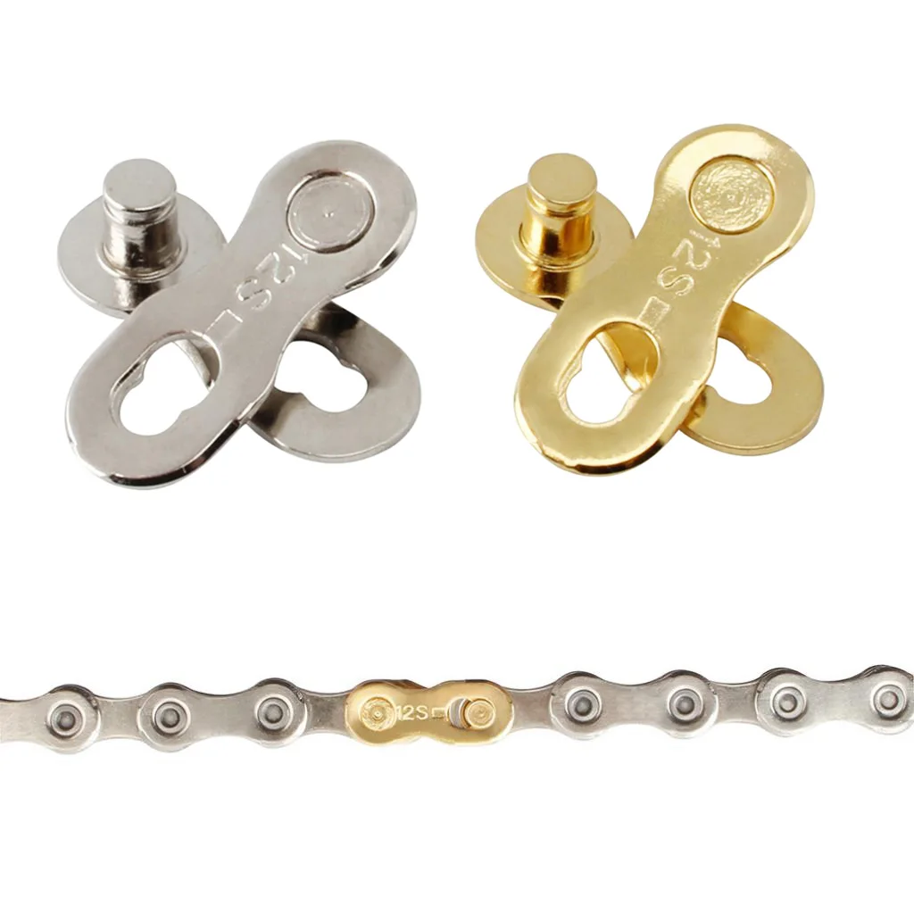 12 Speed Bicycle Chain Connector Road Bike Magic Buckle Bike Missing Chain Link Lock Quick Coupling Chain Joining Link Connector
12 Speed Bicycle Chain Connector Road Bike Magic Buckle Bike Missing Chain Link Lock Quick Coupling Chain Joining Link Connector