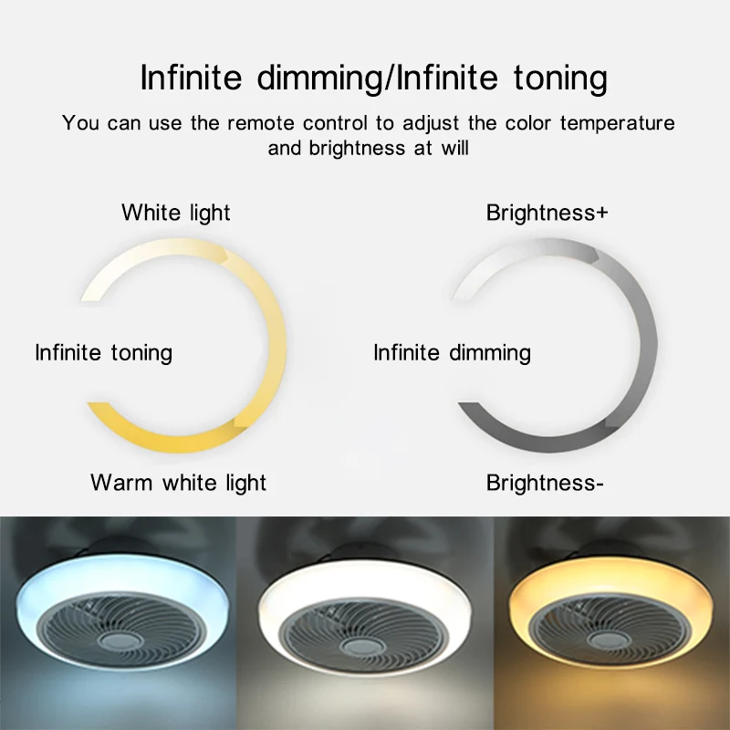 Modern Ceiling Fan with Lights Remote Control Ceiling Fans Lam for Dining Room Bedroom 110v/220v Multifunction LED lighting
Modern Ceiling Fan with Lights Remote Control Ceiling Fans Lam for Dining Room Bedroom 110v/220v Multifunction LED lighting