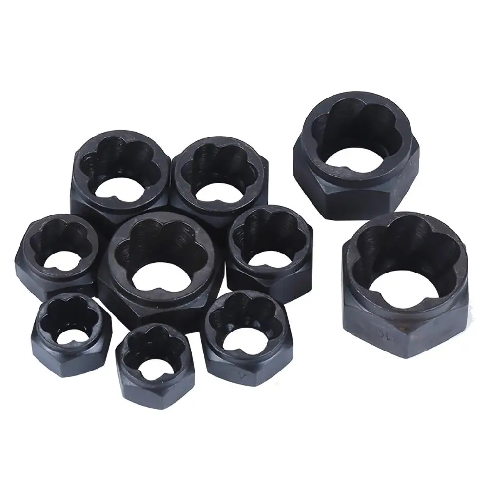 50% HOT SALES!!!10Pcs Metal Bolt Nut Remover Extractor Kit Damaged Stripped Socket Wrench Set
50% HOT SALES!!!10Pcs Metal Bolt Nut Remover Extractor Kit Damaged Stripped Socket Wrench Set