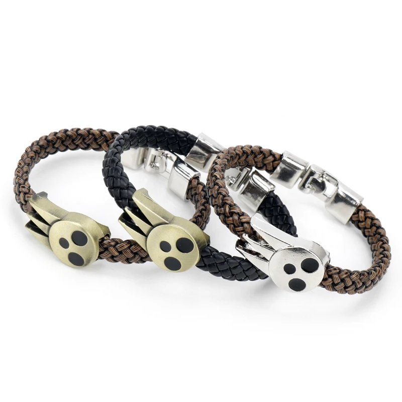Classic Anime Wrisband Jewelry Soul Eater SOULEATER Bracelet Bangles Soul Logo Leather Weave Bangle Cosplay Gift For Men
Classic Anime Wrisband Jewelry Soul Eater SOULEATER Bracelet Bangles Soul Logo Leather Weave Bangle Cosplay Gift For Men