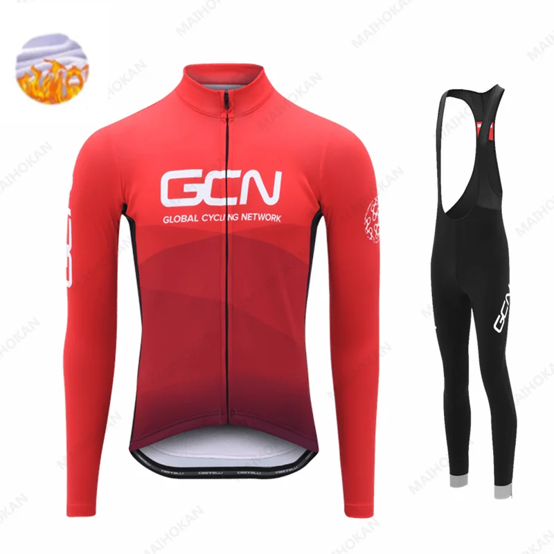 2021 GCN Winter Thermal Fleece Cycling Clothes Men Bicycle Sport Riding Bike MTB Clothing Bib Pants Warm Sets Ropa Ciclismo
2021 GCN Winter Thermal Fleece Cycling Clothes Men Bicycle Sport Riding Bike MTB Clothing Bib Pants Warm Sets Ropa Ciclismo