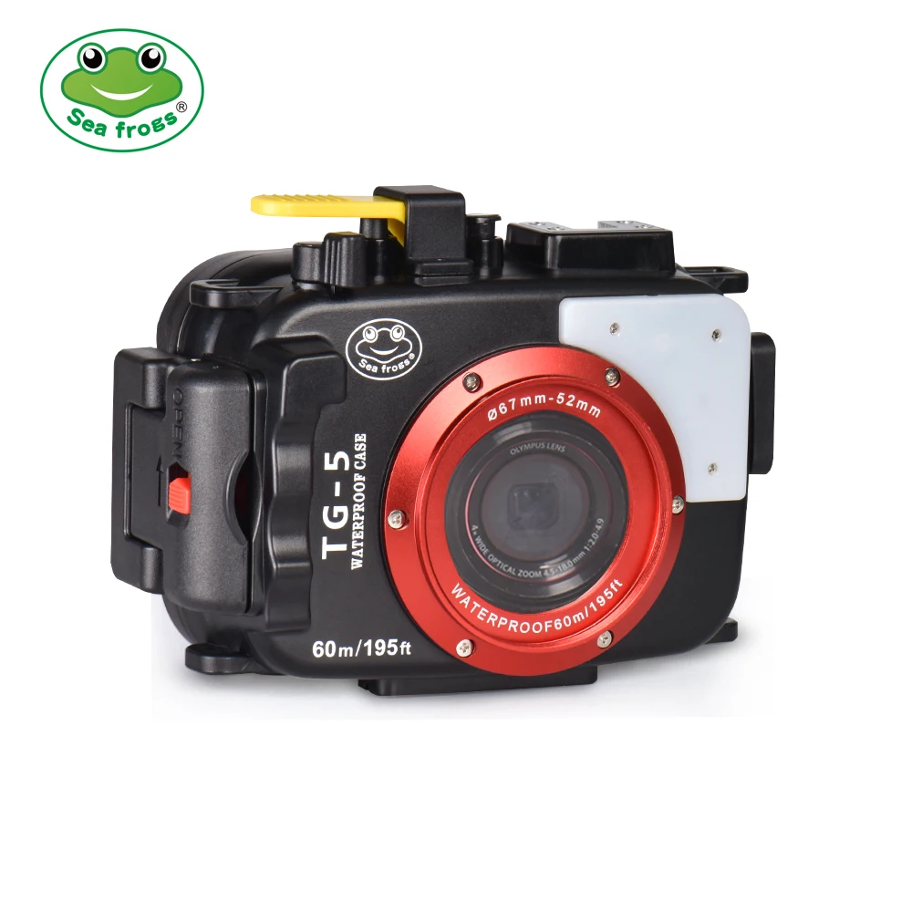 

Seafrogs 40m/130ft TG5 Underwater Case Diving Waterproof Camera Housing for Olympus TG-5 Camera M10/M14/M16 Sea&Sea Nauticam